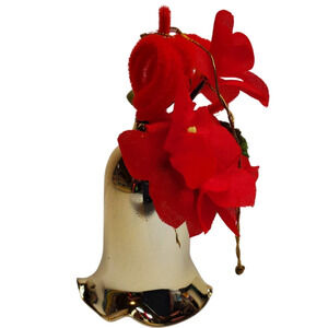 Metal Ornament - Holiday Bell - Made in East Germany Vintage